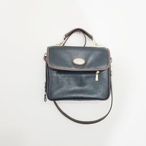 Capezio | Black Vintage Leather Shoulder Bag